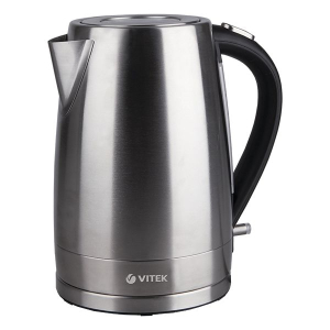 Чайник Vitek VT-7000 SR Мощность 2200Вт. Объем 1,7 литра, Материал сталь,