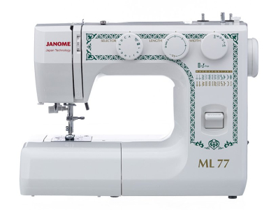 Швейная машина JANOME ML 77 (верт/горизонт. челнок. 25 швейных операций, петля-автомат)
