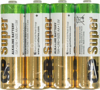 Эл.пит.GP 15ARS-2SB4  Super целлофан 4шт спец АА