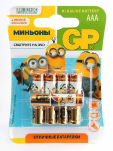 Эл.пит.GP24A 4/1MIN-2CR5 Миньоны блистер 5 шт ААА