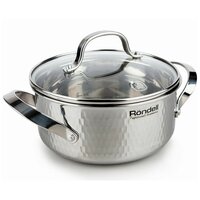 Кастрюля с крышкой Rondell RDS-1295 RainDrops 24см 5,8л