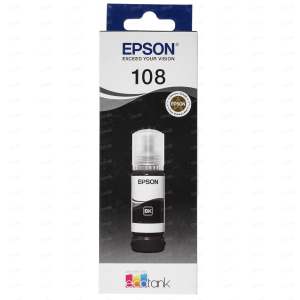Картридж Epson C13T09C14A 108 EcoTank для L8050/18050 чёрный