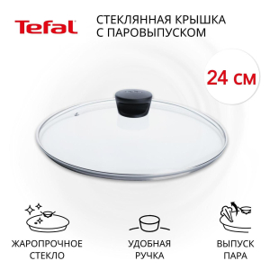 Крышка стеклянная TEFAL 04240724 (d24)