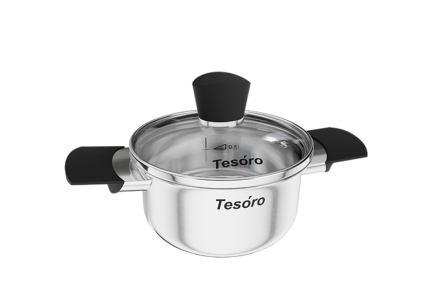 Кастрюля Нева металл 1 л. Tesoro Siena KC410