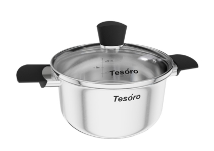 Кастрюля Нева металл 1,5 л. Tesoro Siena KC415