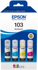 Набор 4 контейнера с чернилами Epson C13T00S64A 103 